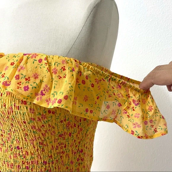 Lovers + Friends- Cendall Floral Mini Dress Medium - Picture 4 of 11